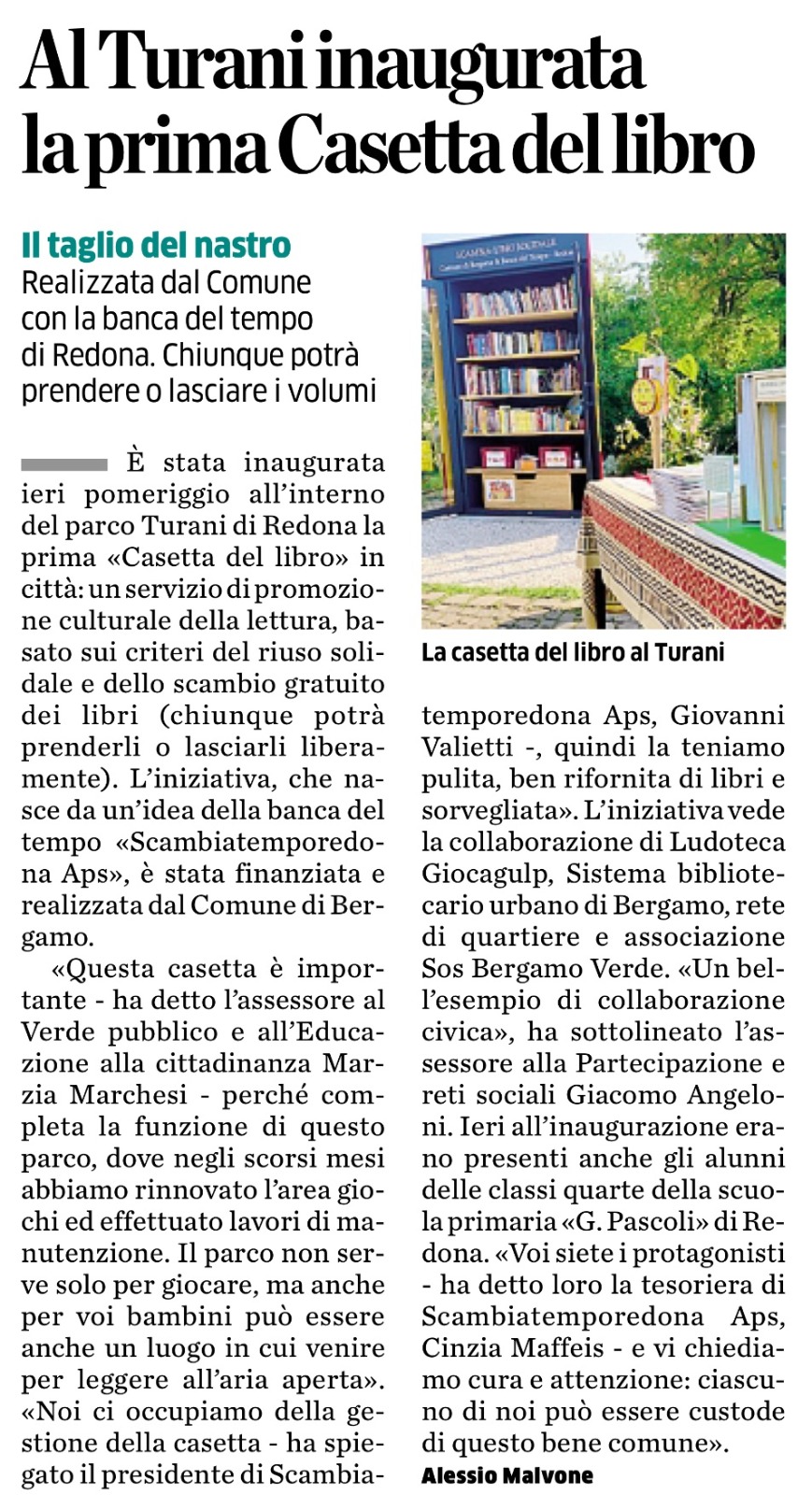 casseta dei libri
